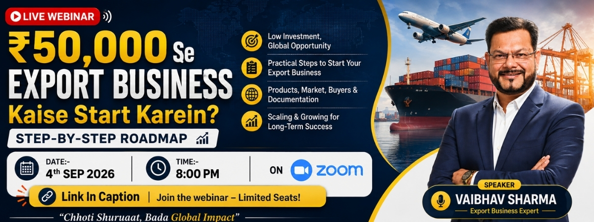 ₹50,000 Se Export Business Kaise Start Karein? Step-by-Step Roadmap